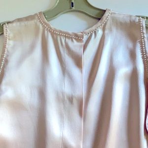 Levante Silk Camisole w/Pearl trim, Vintage, Small